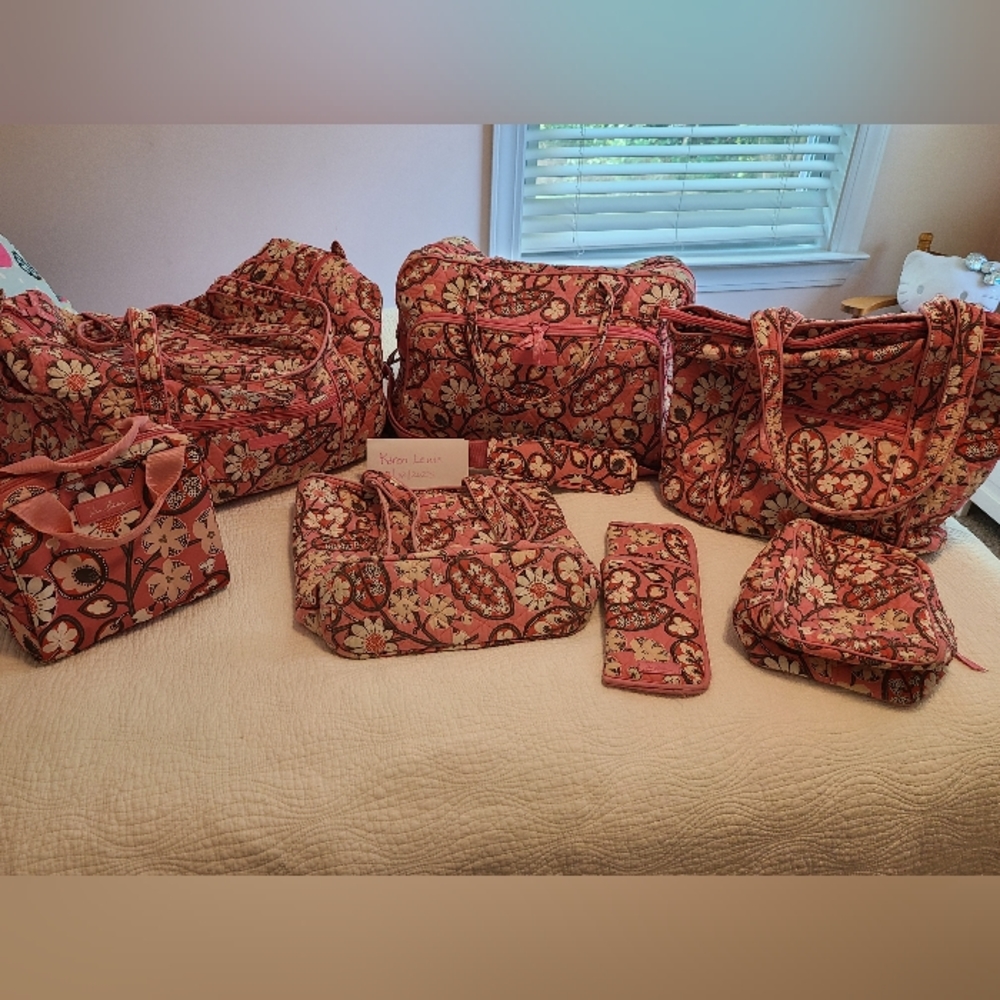 Vera Bradley Blush Pink Bulk Set